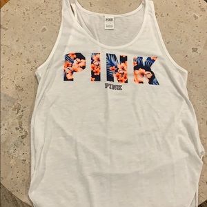 PINK tank top size large